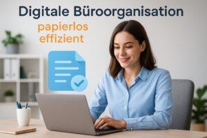digitale bueroorganisation papierlos bild